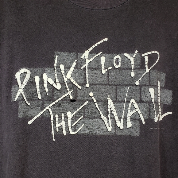 Vintage 1982 Pink Floyd band tee sz XL 3D letters - Picture 9 of 9